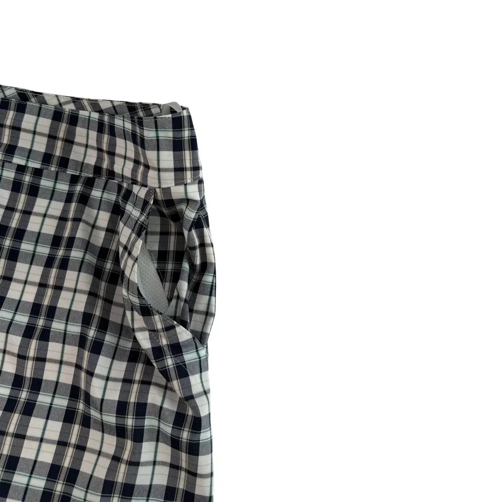 IzodGolf Skort Black White Plaid Performance Activewear Skirt Women's Size 8 - Picture 8 of 8